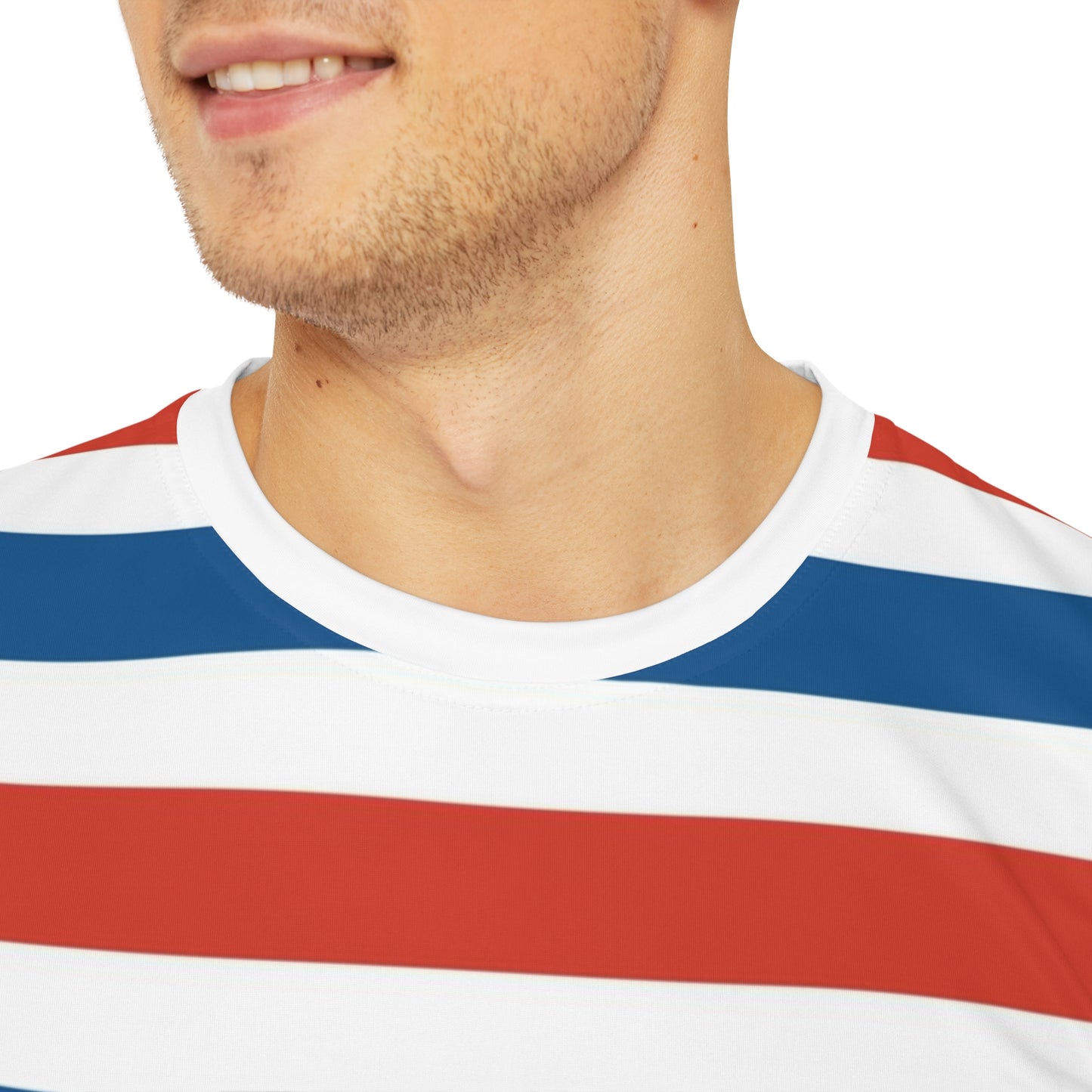 Vintage Unisex Red White and Blue Tee Shirt