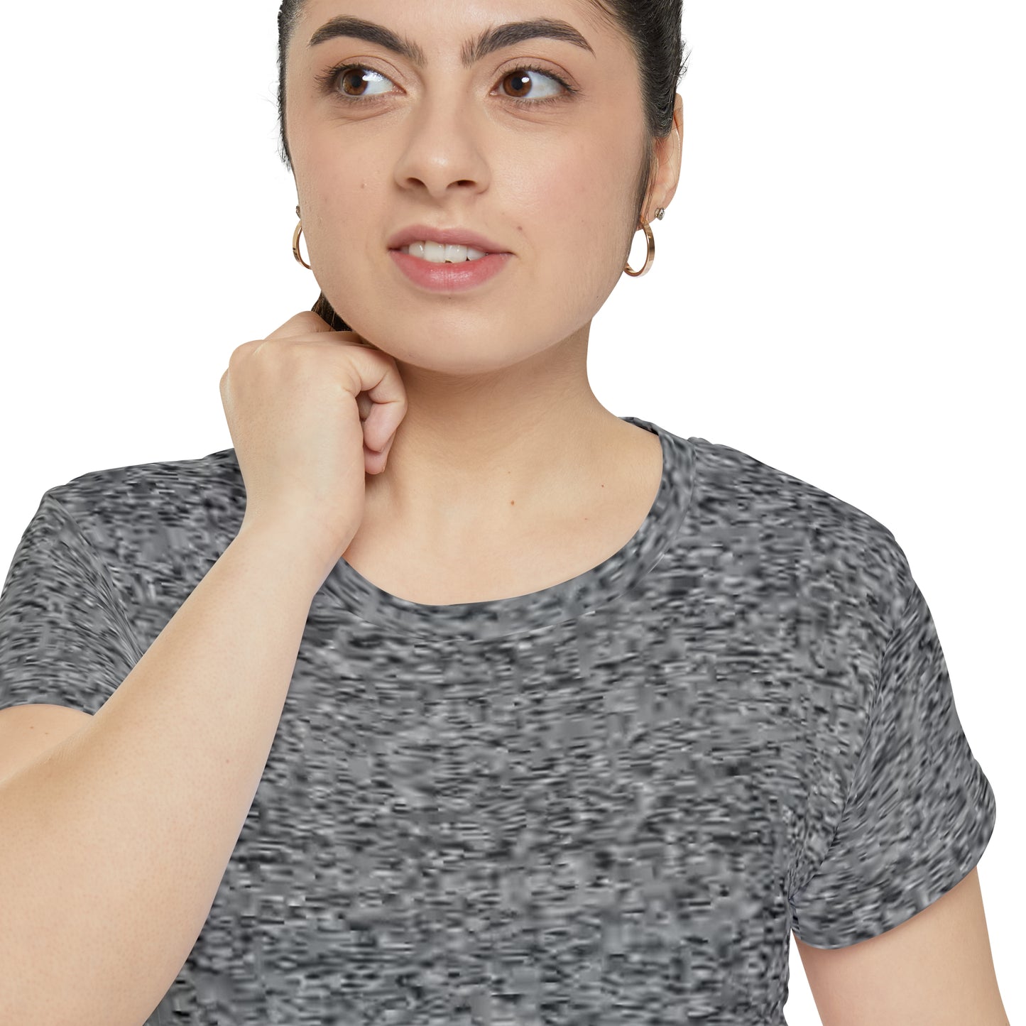 Women's Short Sleeve TV Static Shirt