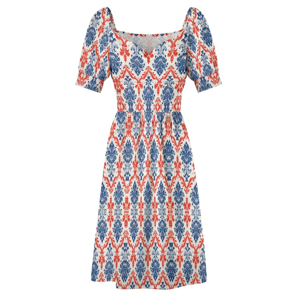 French Western Sweetheart Dress