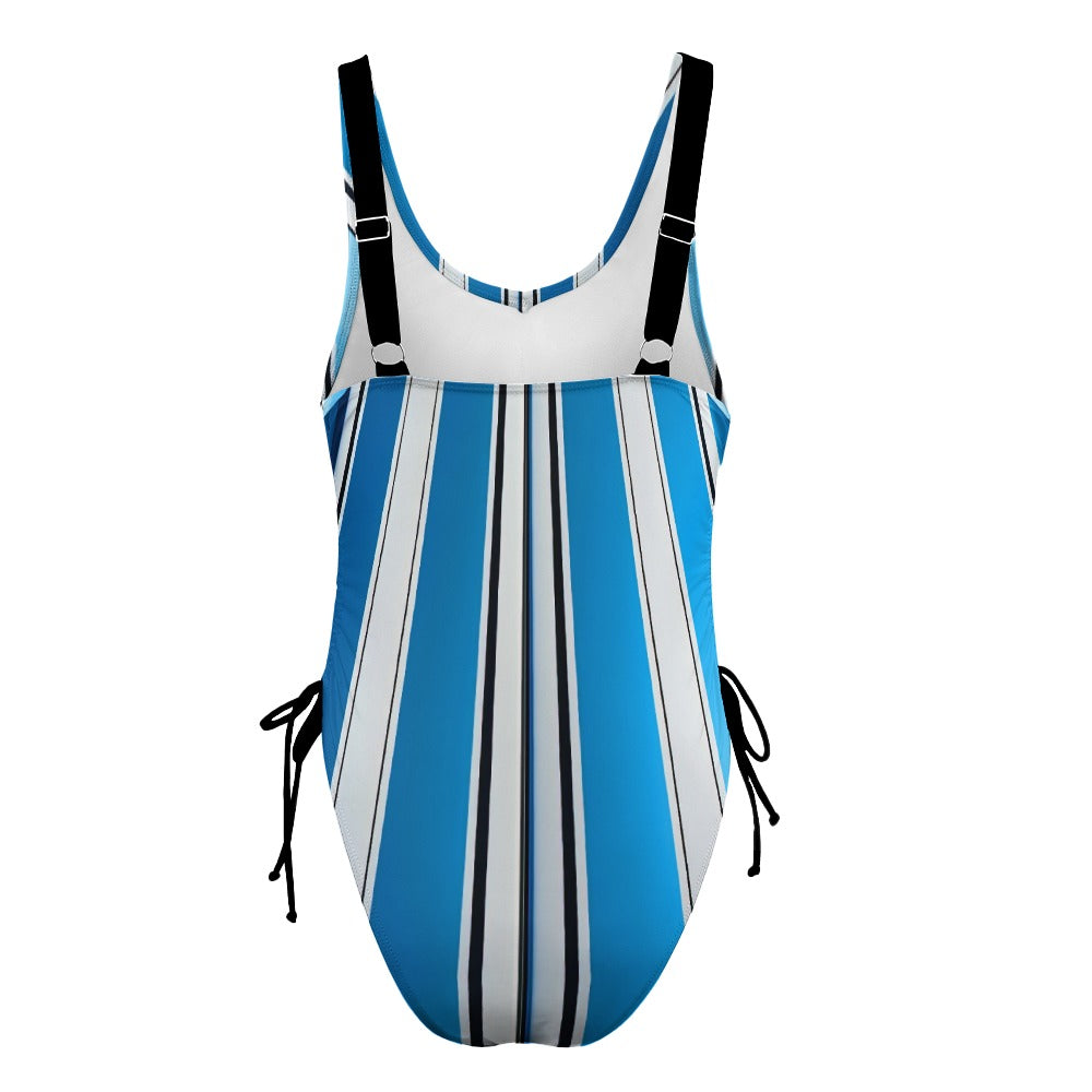 Ladies Polka Dot One Piece Swimsuit