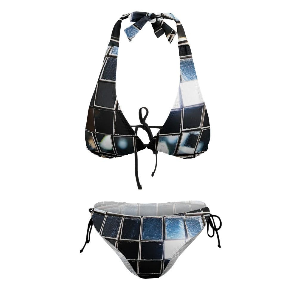 Disco Squares Bikini Swimsuit