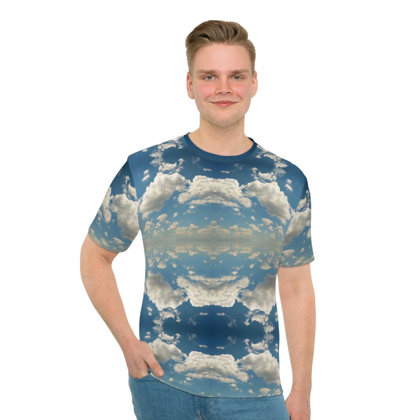 Unisex Psychedelic Clouds Tee Shirt