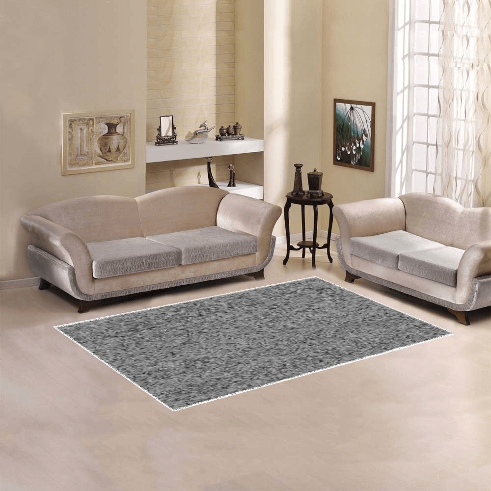 TV Snow Area Rug 5' x 3.2'