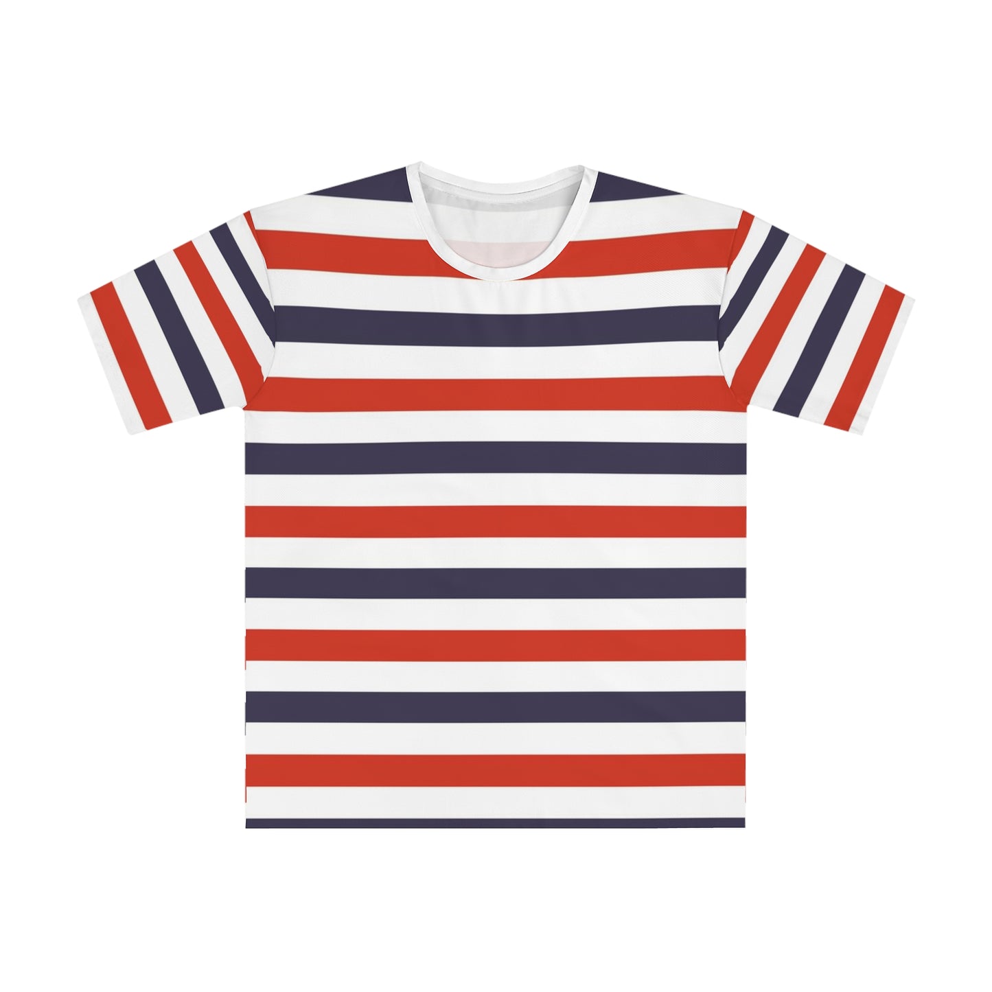 Red White and Blue Striped T-shirt
