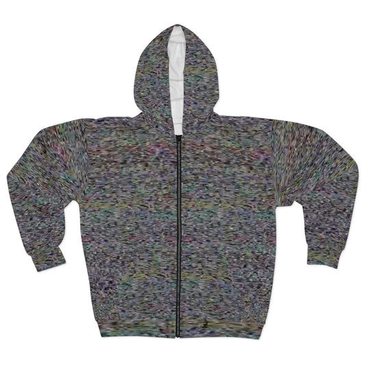Unisex Zip Hoodie TV Noise