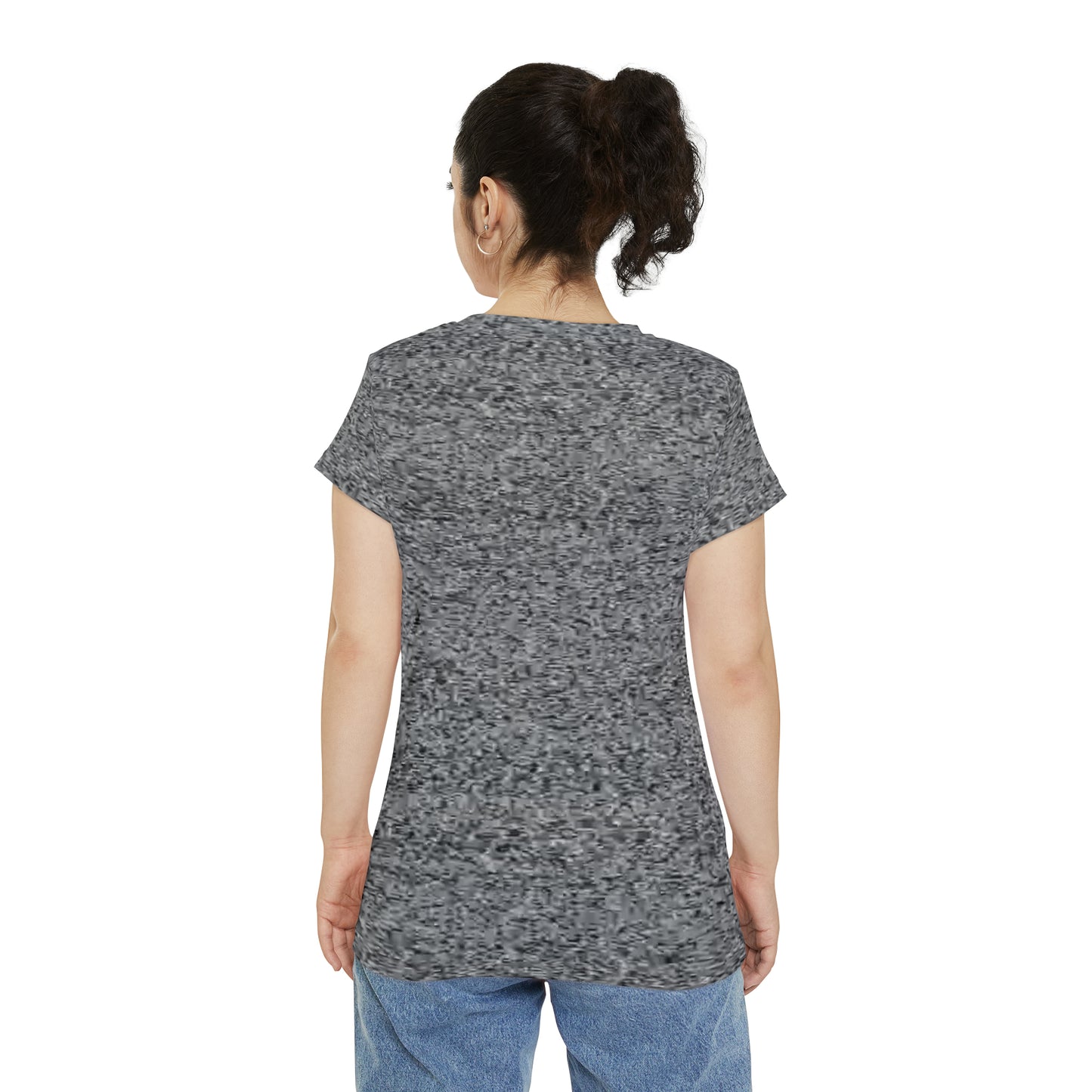 Women's Short Sleeve TV Static Shirt