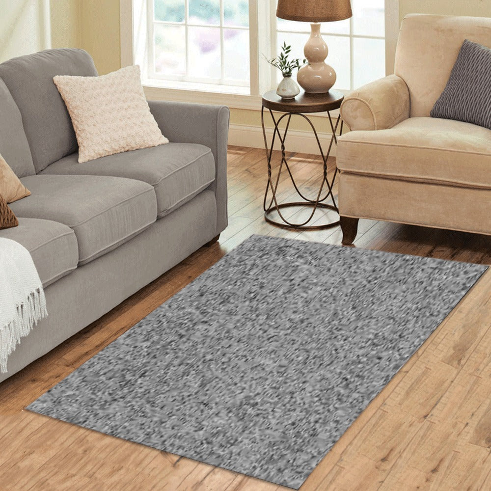 TV Snow Area Rug 5' x 3.2'