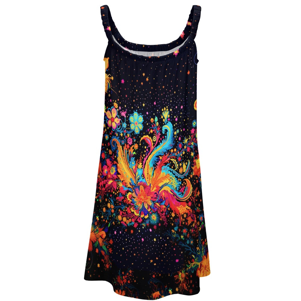 Psychedelic  sling skirt