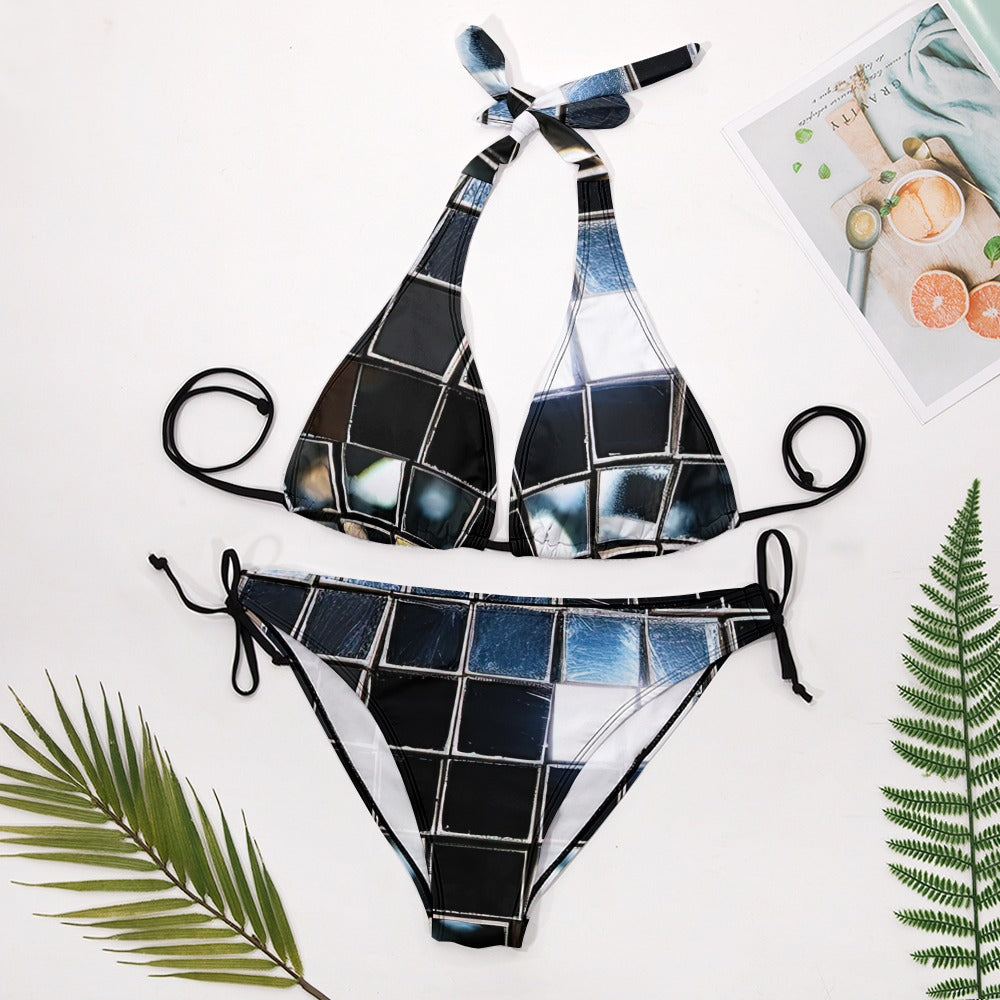 Disco Squares Bikini Swimsuit