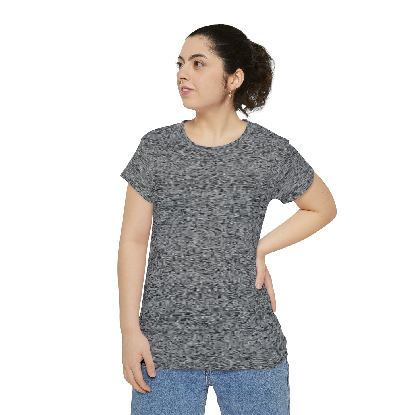 Women's Short Sleeve TV Static Shirt