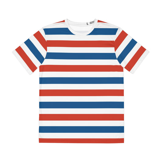 Vintage Unisex Red White and Blue Tee Shirt