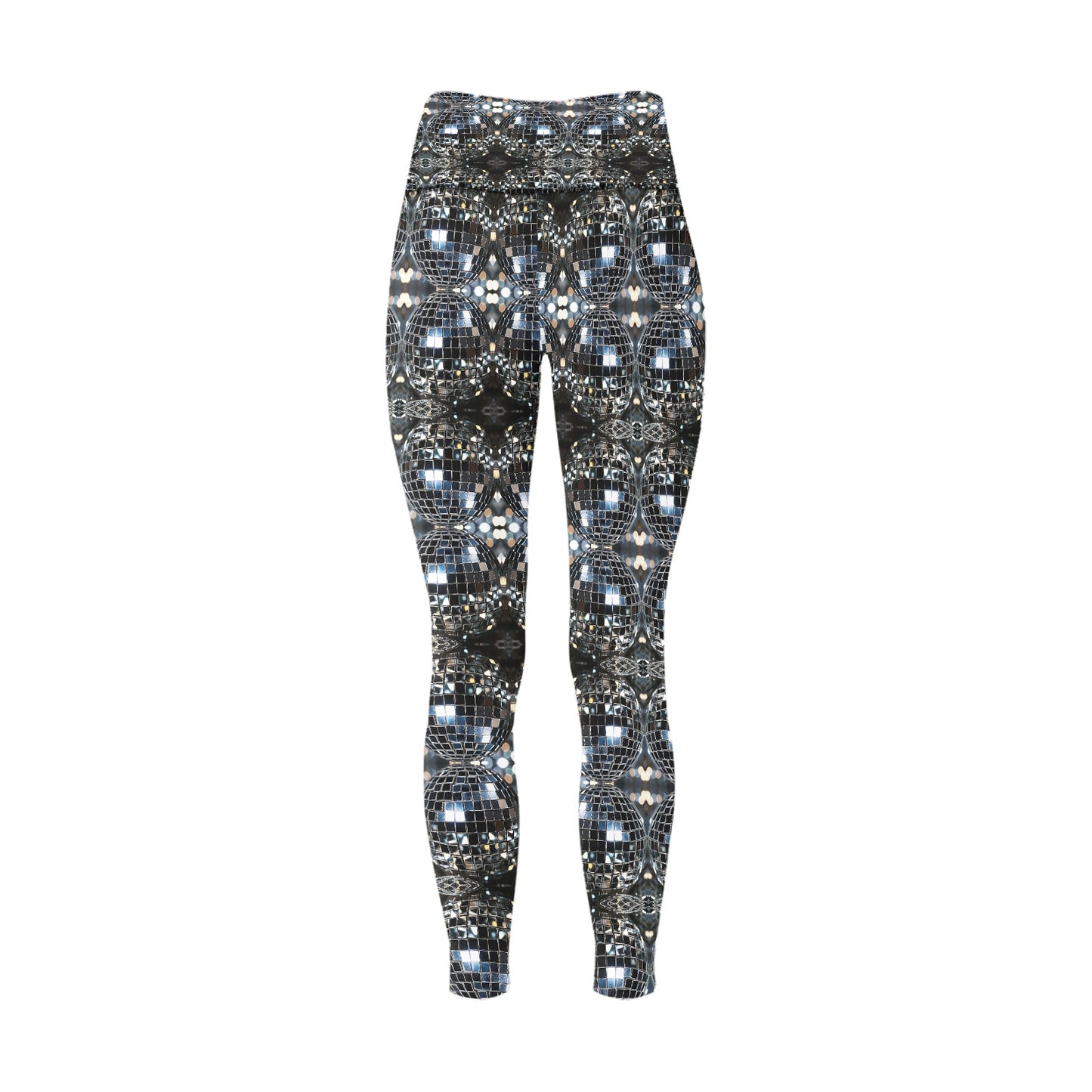 Women's High-Waisted Discoball Leggings