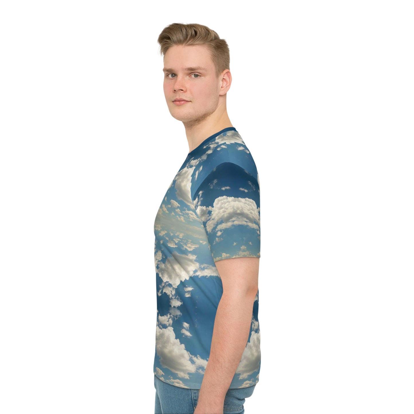 Unisex Psychedelic Clouds Tee Shirt