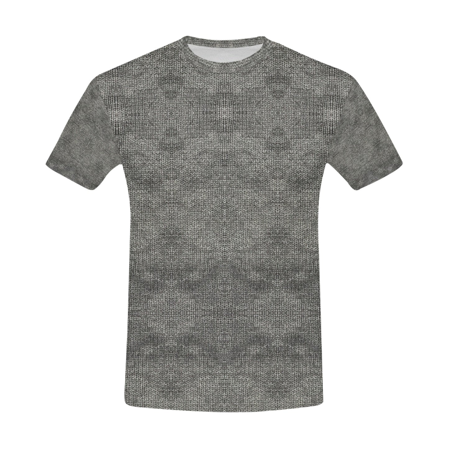 Knit Print Gray Heather T-shirt (USA Size)