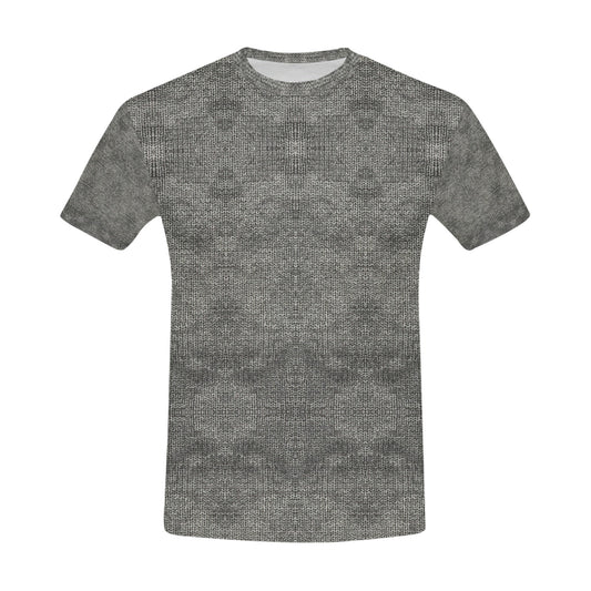 Knit Print Gray Heather T-shirt (USA Size)