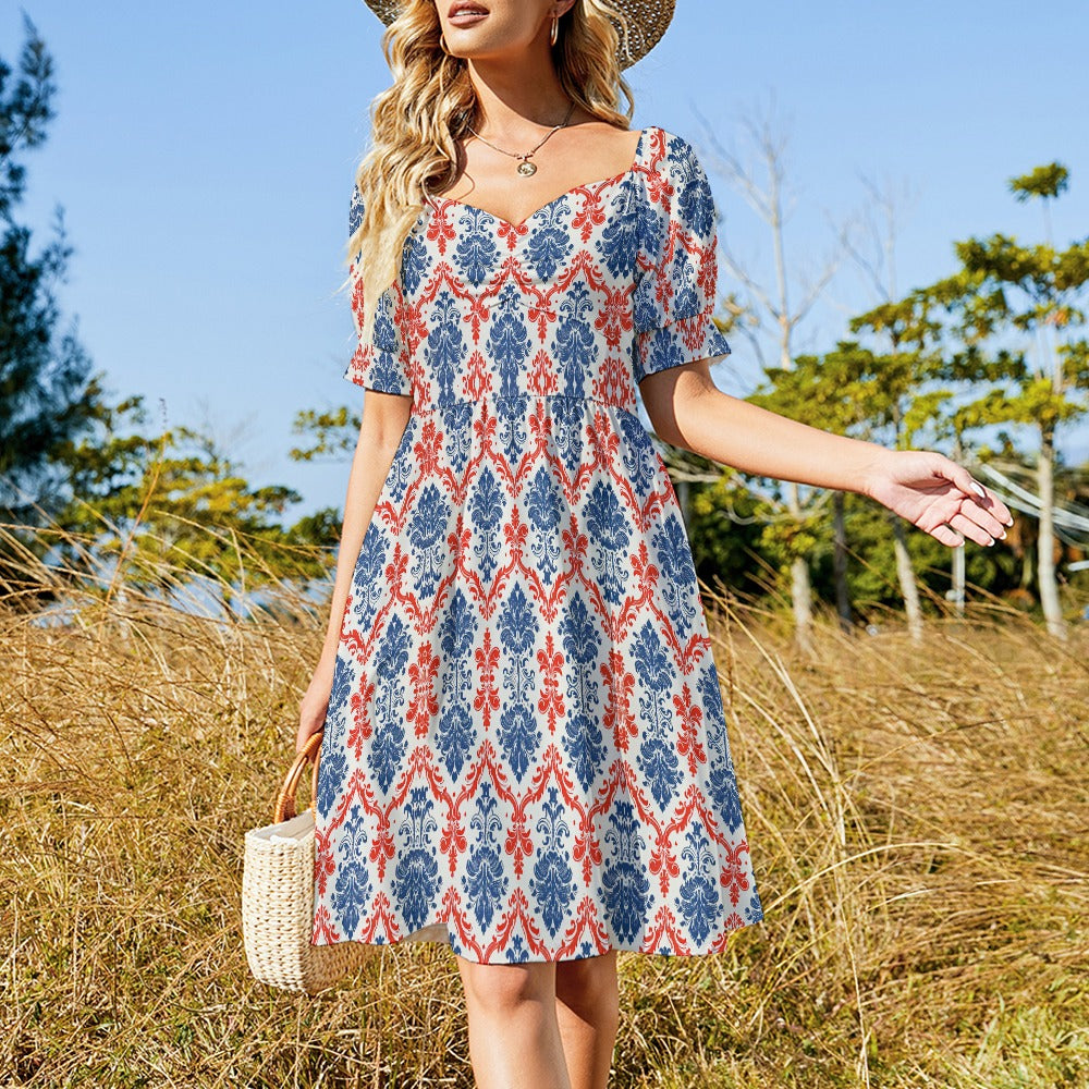 French Western Sweetheart Dress