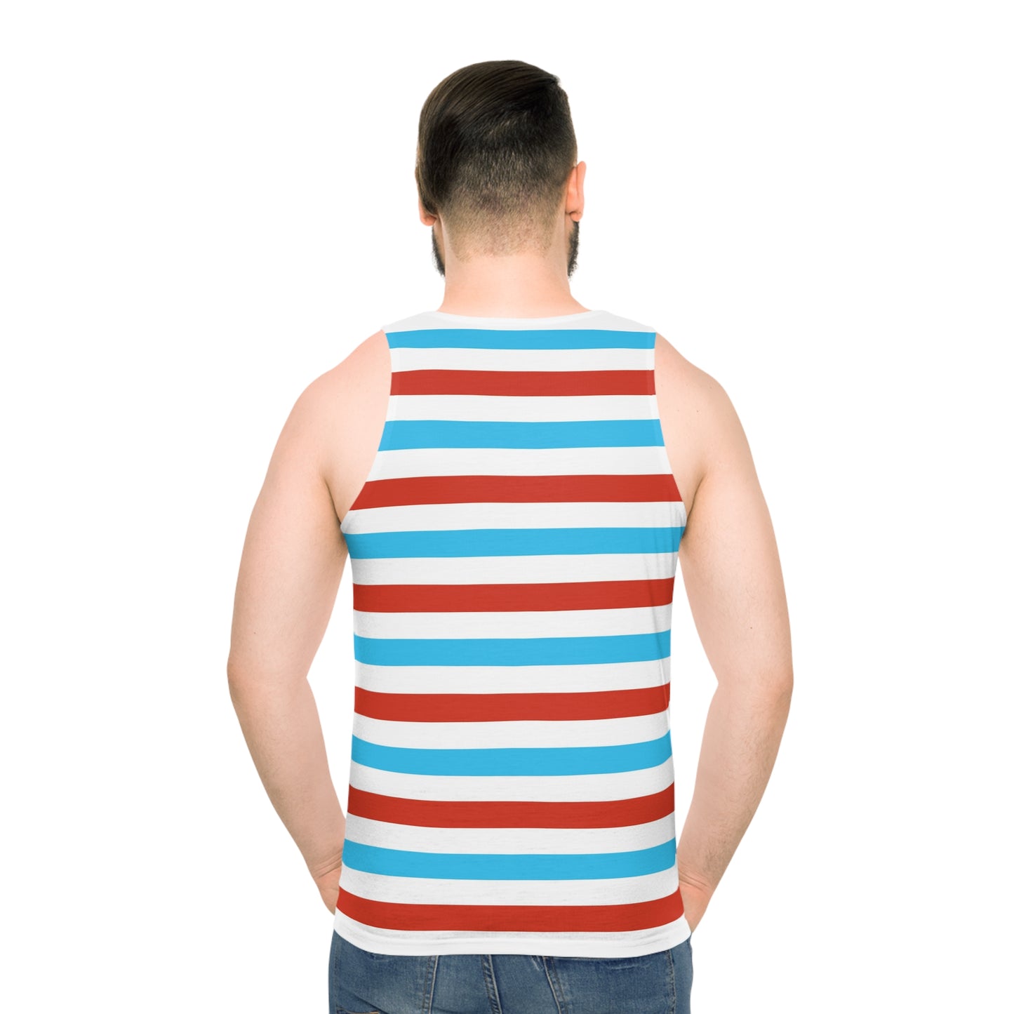 Red White and Blue Unisex Tank Top (AOP)