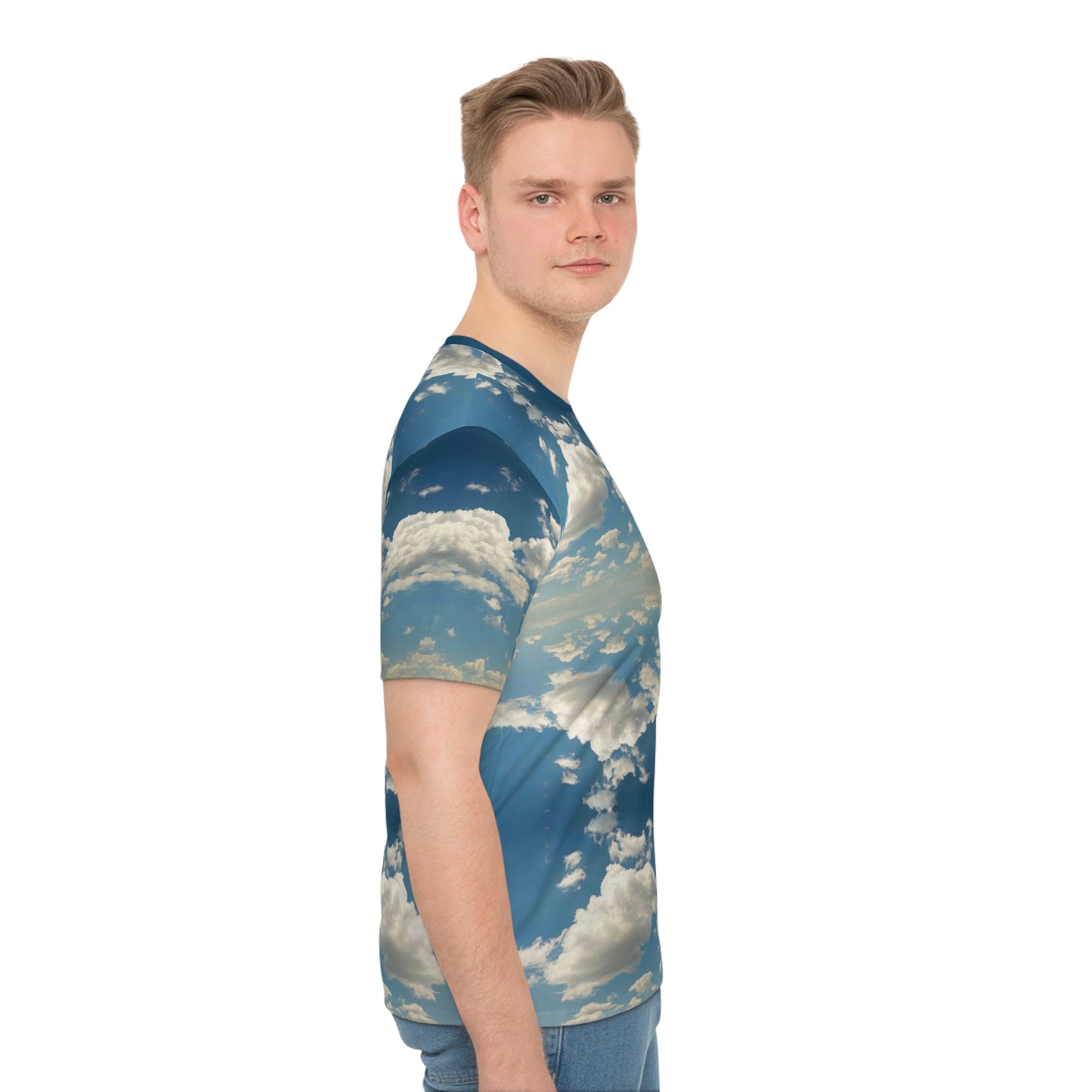 Unisex Psychedelic Clouds Tee Shirt