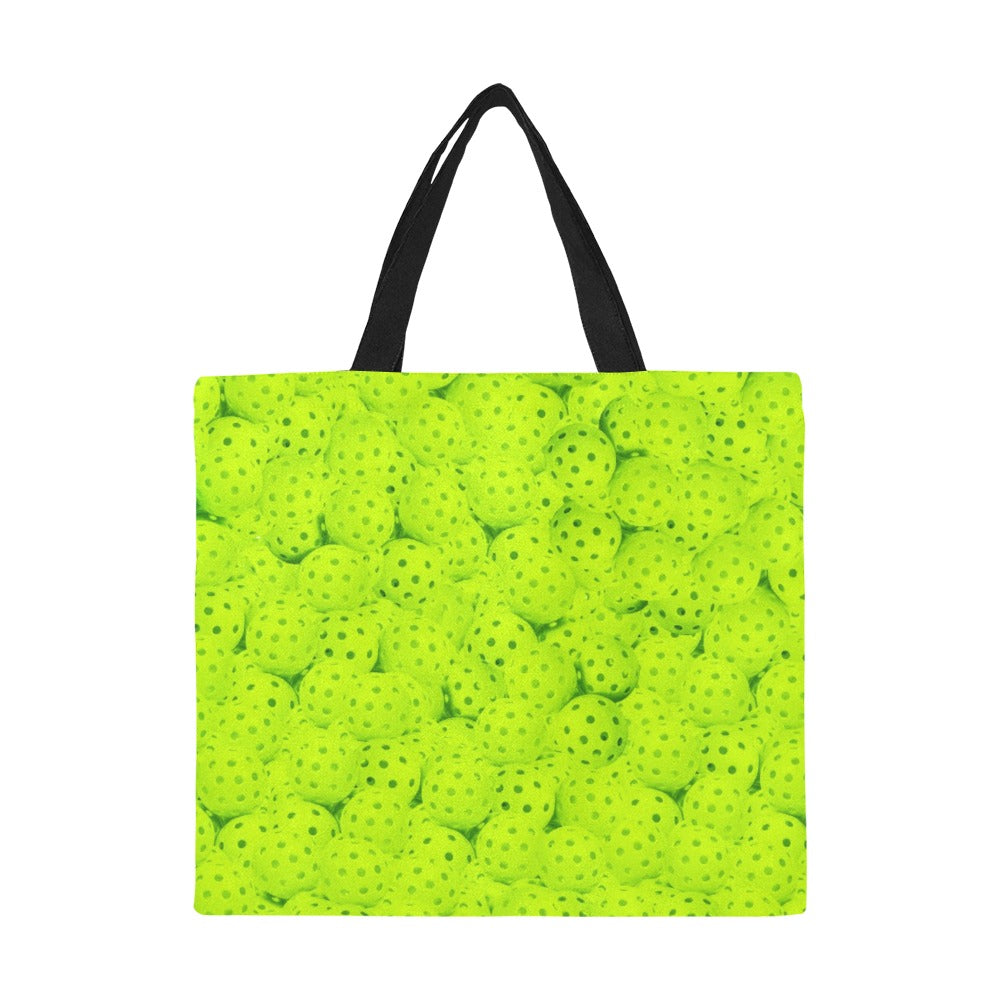 Pickleball Canvas Tote Bag(Large)