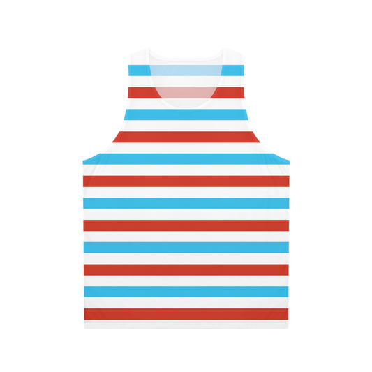 Red White and Blue Unisex Tank Top (AOP)