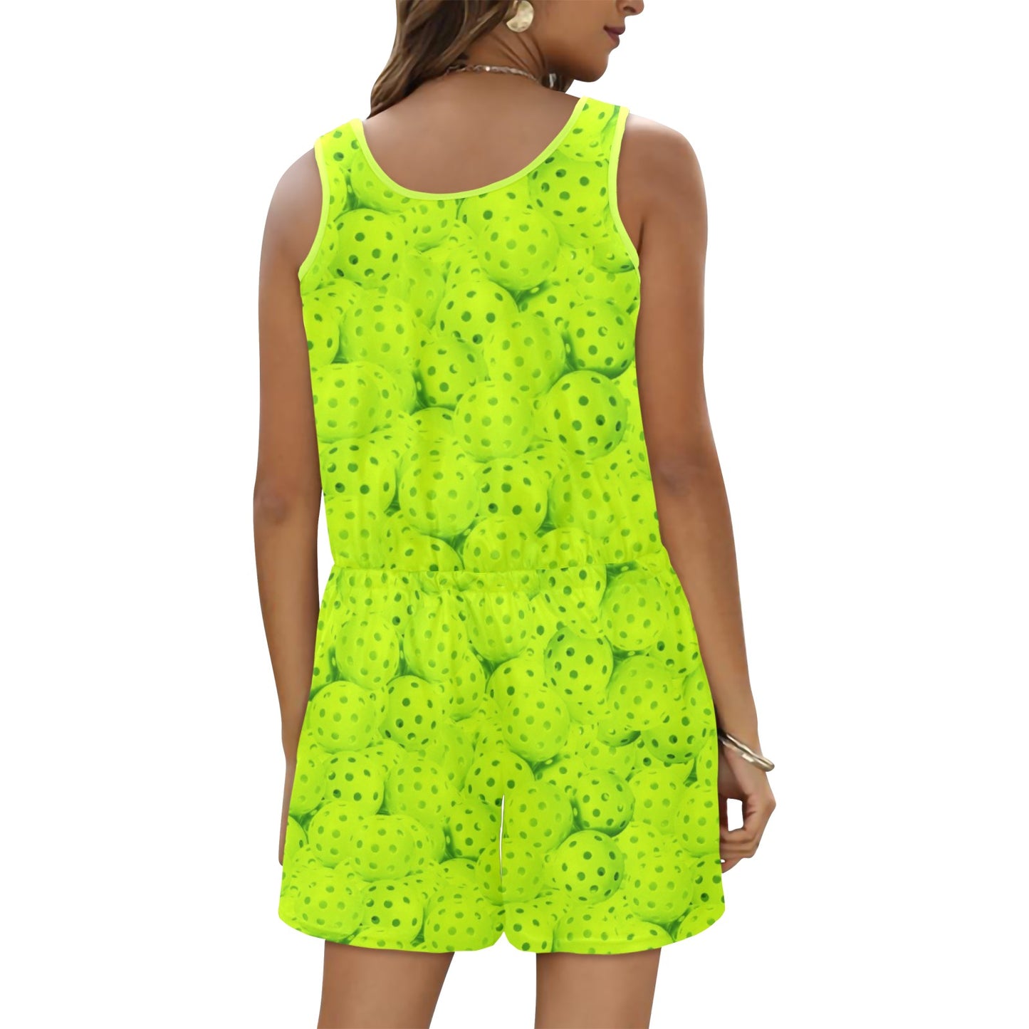 Pickleball Vest Short Jumpsuit