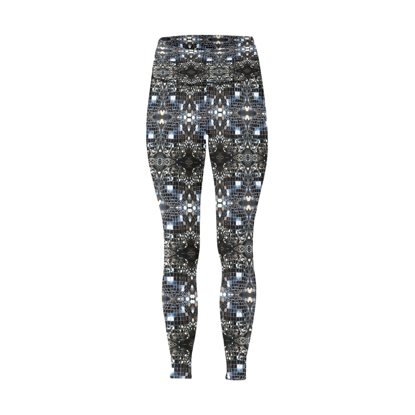 Women's High-Waisted Discoball Leggings