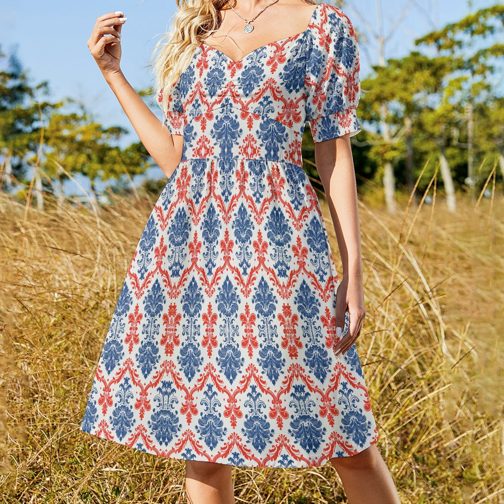 French Western Sweetheart Dress