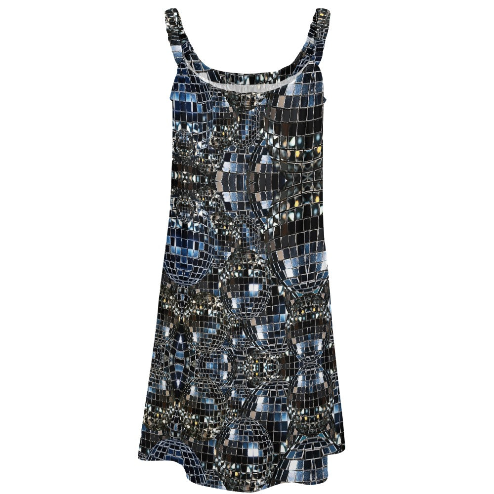 Disco Ball Pattern Beach sling skirt