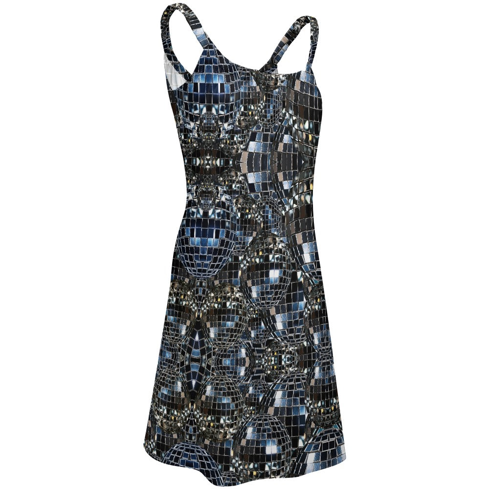 Disco Ball Pattern Beach sling skirt