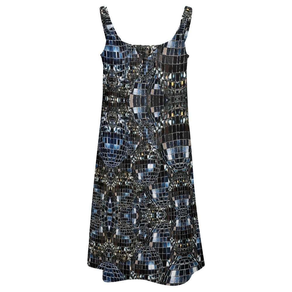 Disco Ball Pattern Beach sling skirt
