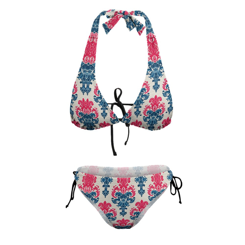 Ladies Sexy V-Neck Bikini Swimsuit