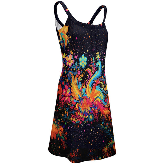 Psychedelic  sling skirt