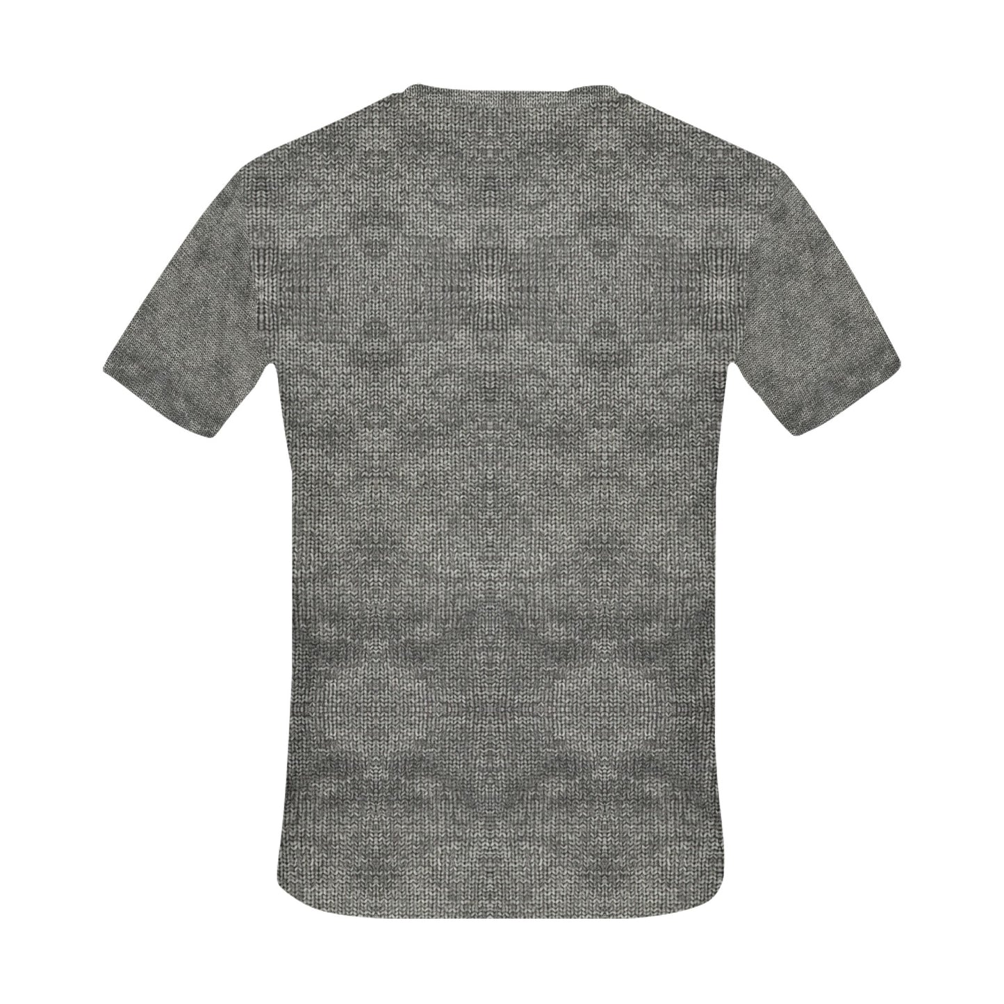 Knit Print Gray Heather T-shirt (USA Size)