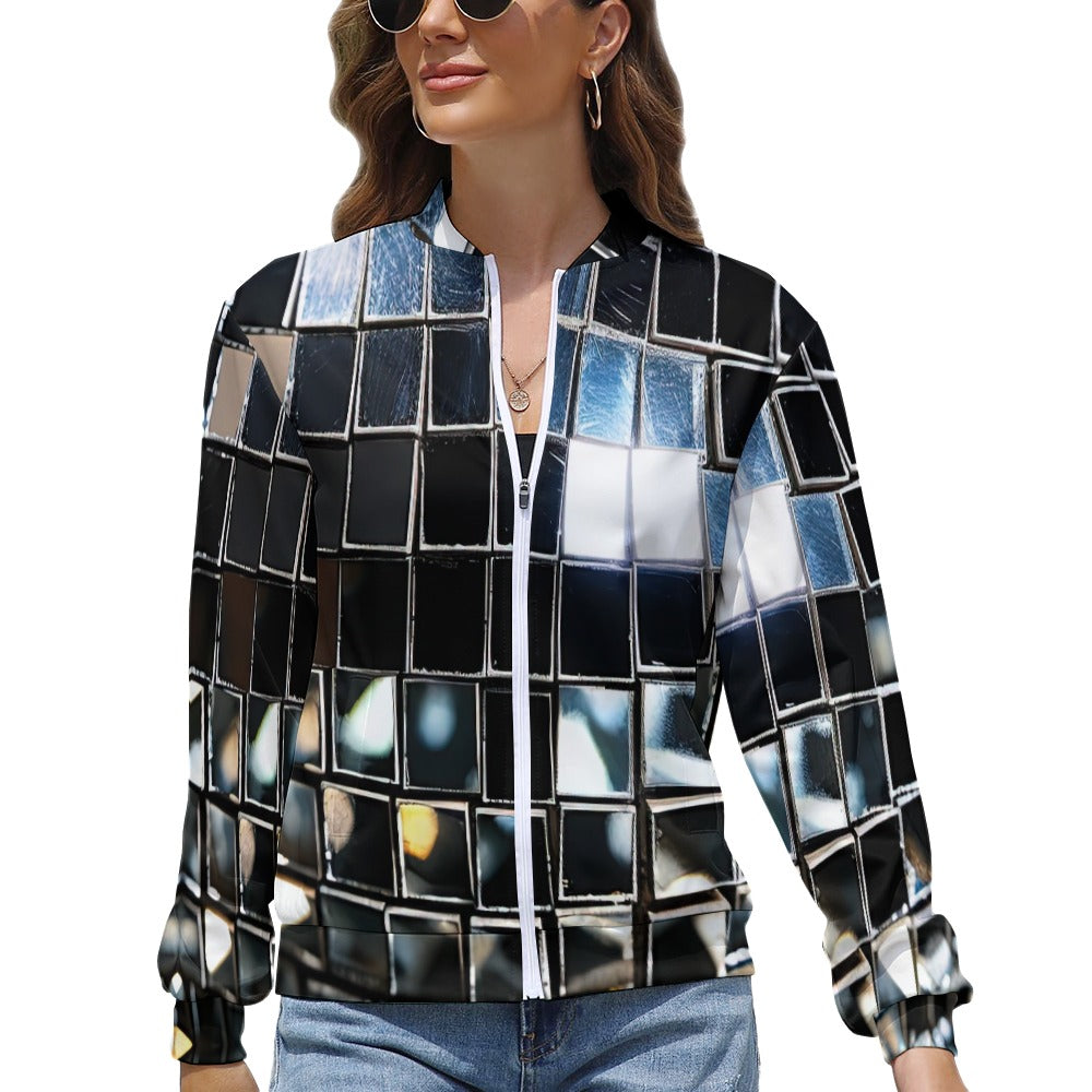 Women's Long Sleeve Zipper Jacket