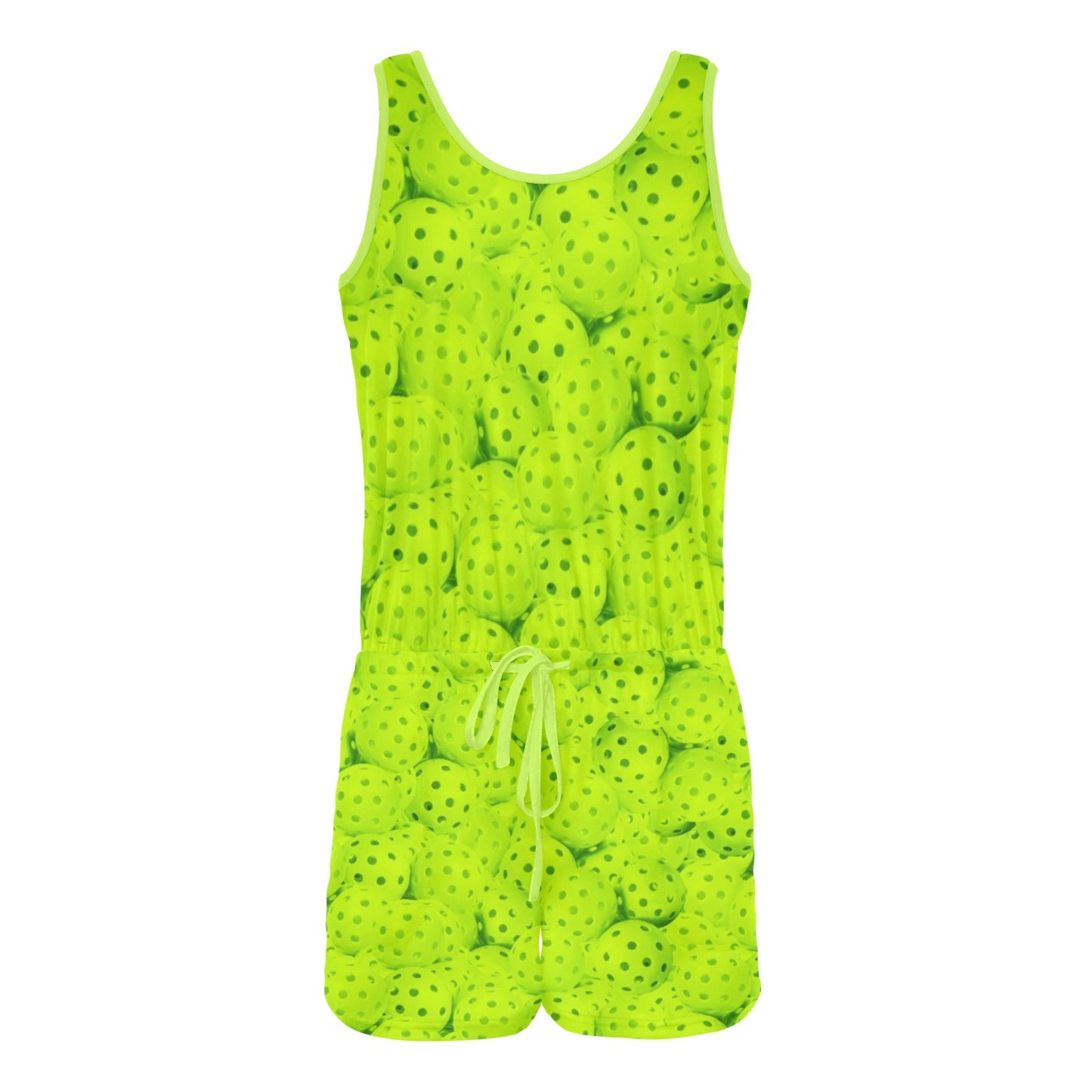 All Over Print Vest Short Jumpsuit (Sets 15)