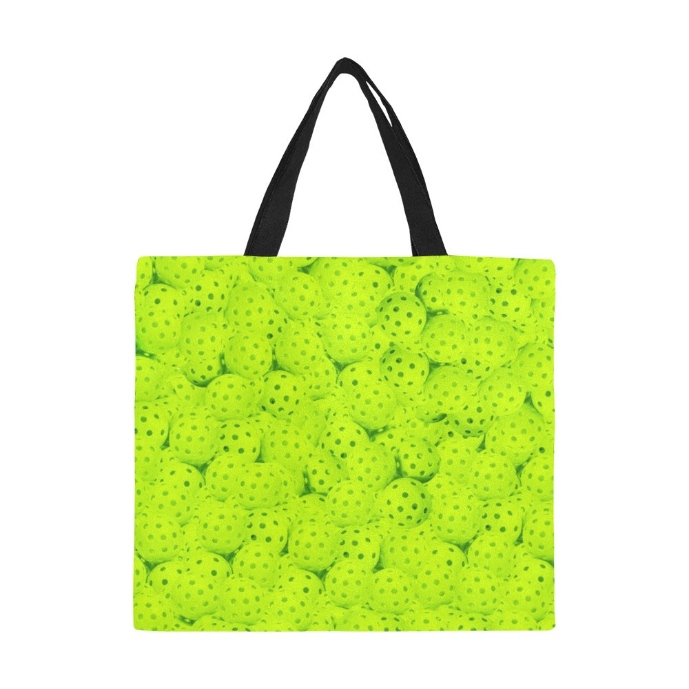 Pickleball Canvas Tote Bag(Large)